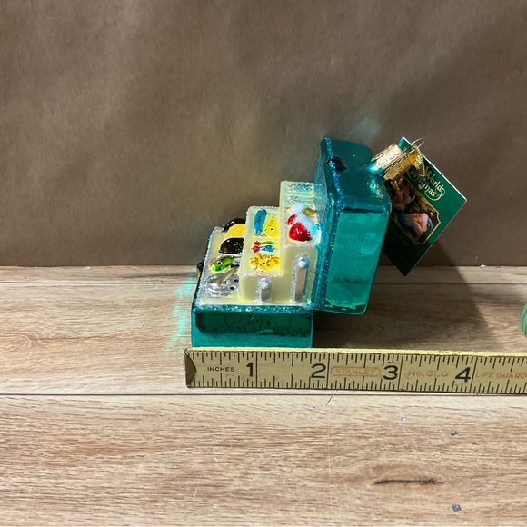 New Old World Christmas Tackle Box Tree Ornament Glass Hanging Fisherman Fishing - Picture 8 of 11